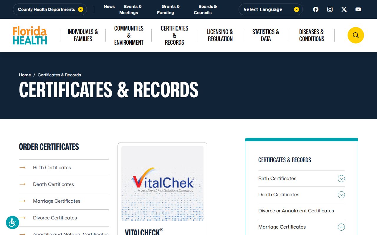 Fort Walton Beach residents directory Florida vital records