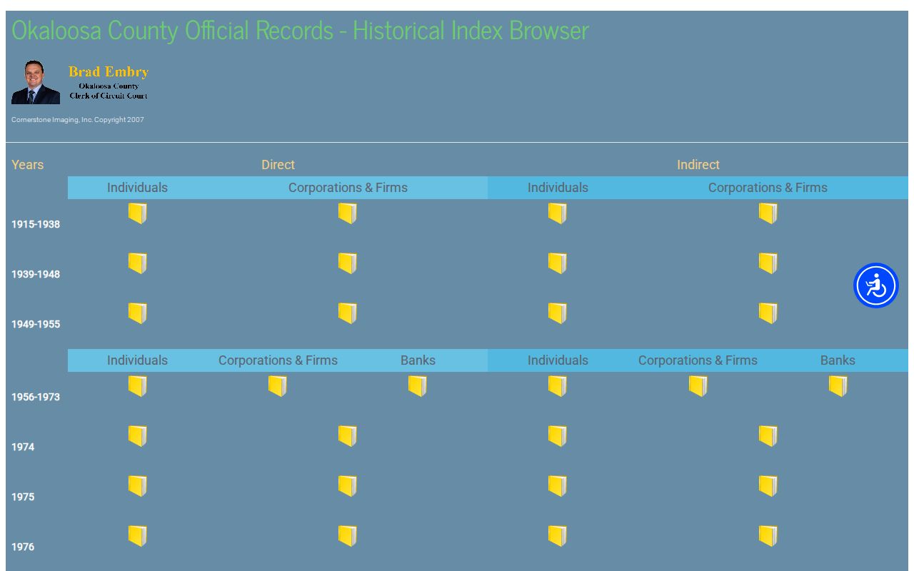 Fort Walton Beach residents directory historical deed index