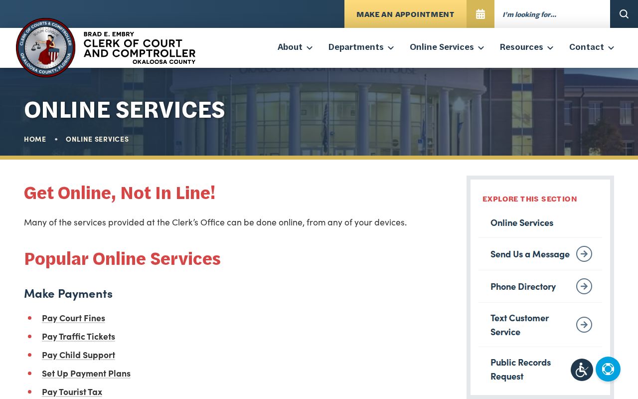 Fort Walton Beach previous residents clerk online records