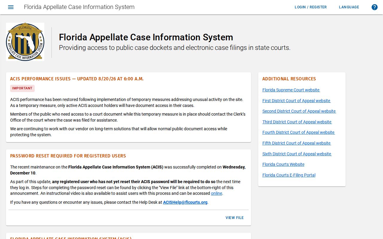 Fort Walton Beach resident lookup in Florida appellate case information
